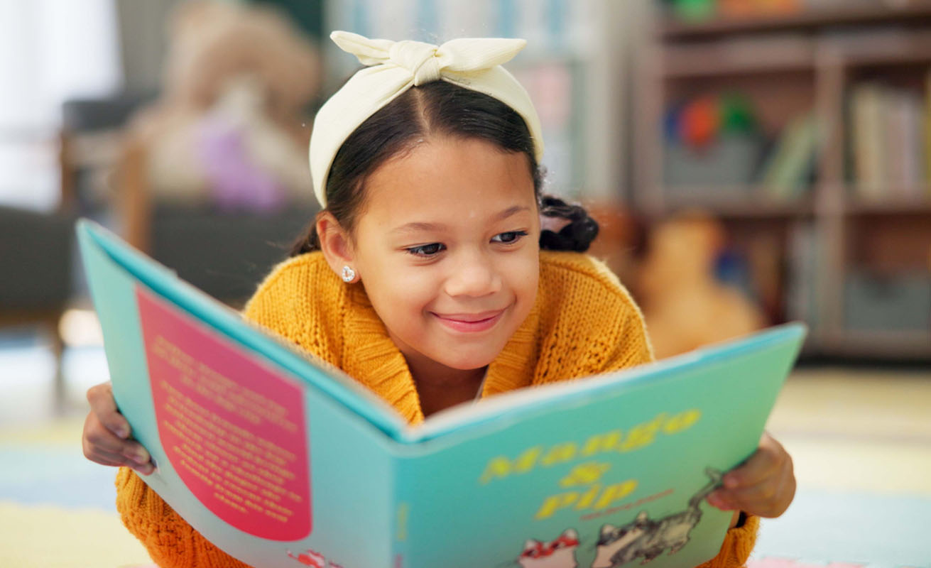 Reading a book